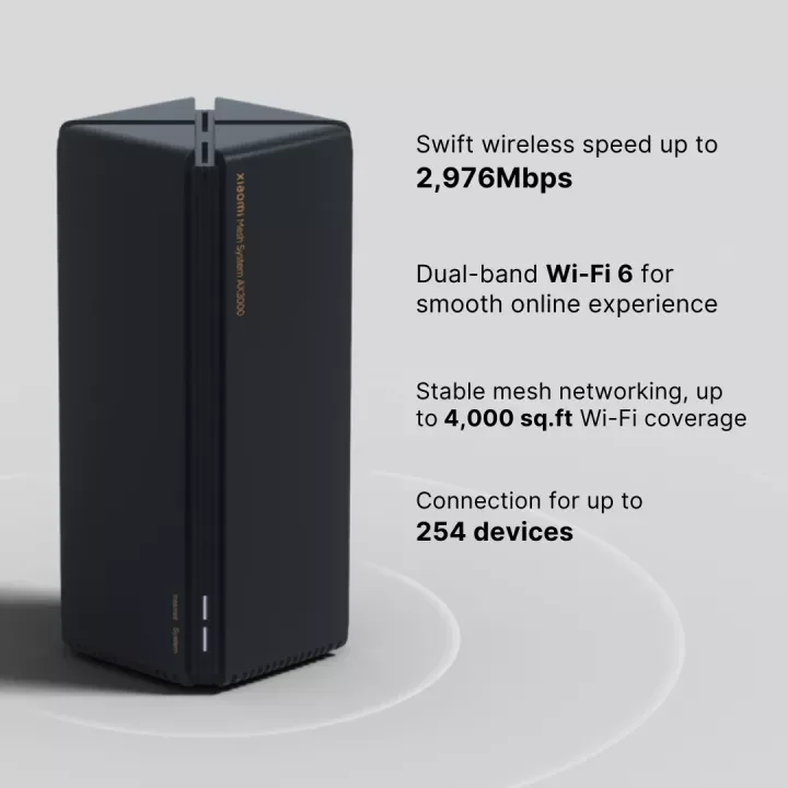 Xiaomi AX3000 Wifi Router Mesh Wifi6 Nord Vpn 2.4G 5.0GHz Signal Booster  Repeater Extend Gigabit Amplifier 4 Antennas Network