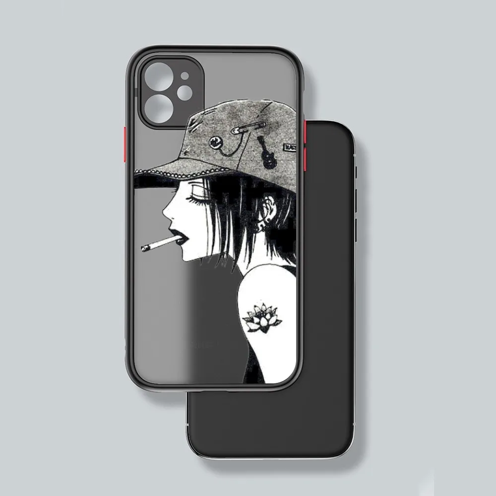 Cartoon Anime Osaki Nana Handy hülle für iPhone 16 15 14 13 12 11 Pro Max Mini x xs xr se 7 8 plus stoß feste matte Hardcover – Detail 1