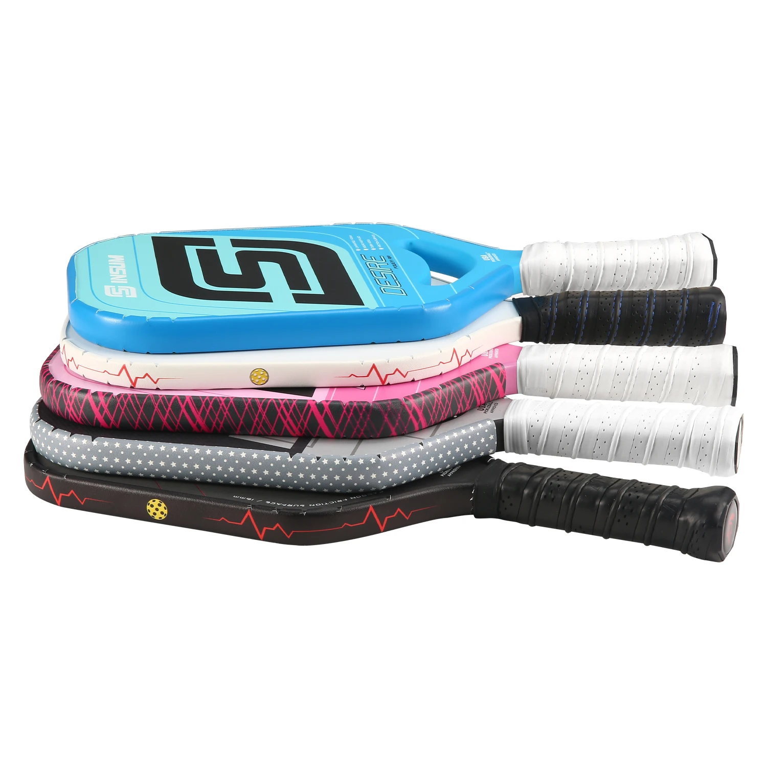 INSUM Pickleball Paddle Protection Tapes Pre-Cut V 20/23/26mm Width Protective Tapes Solid Color for All Thickness Edges
