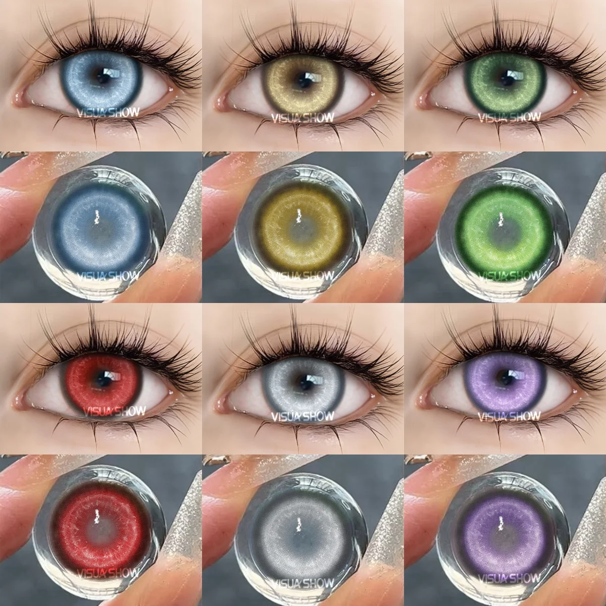 Nebula Blue Cosplay Colored Contact Lenses - Anime & Halloween Edition