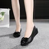 Summer Comfortable Woman Shoe Genuine Leather Soft Bottom Square Head Summer Shoes Women Large Size Flat Silver Barefoot Slip-on 5