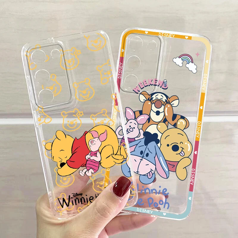 Winnie The Pooh Disney Per Samsung A53 A52 A54 A13 A12 A32 A71 A33 A73 A72 A51 A23 A21S 5G Custodia Trasparente Per Telefono