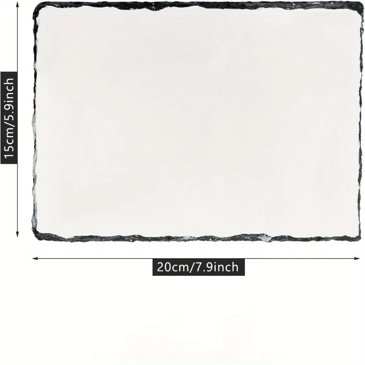 1pc Sublimation Blank Slate Rock Picture Frame with Stand DIY Memorial Frame for Heat Transfer 4 Shapes
