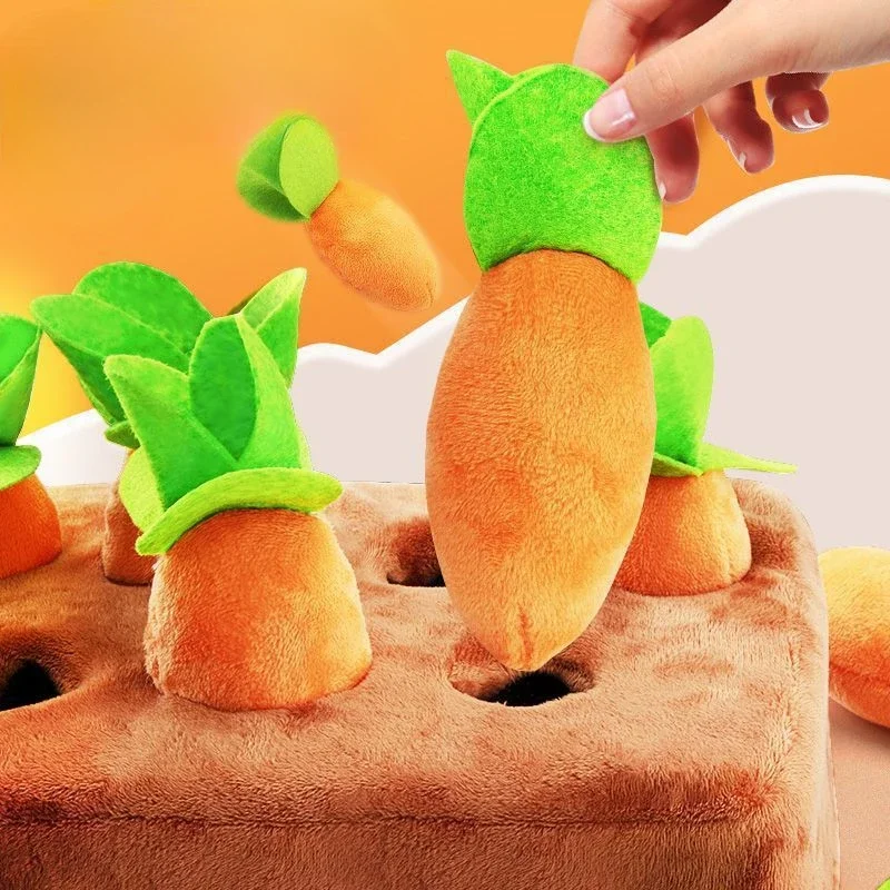 

Набивные животные, плюшевые вынимающиеся моркови, плюшевые игрушки, игрушки для домашних животных, грызующие куклы, фрукты и овощи, собирающие морковь, подарок для друга