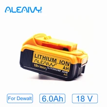 

DeWalt 18V 6.0Ah DCB200 DCB184 Replacement Li-ion Battery for DeWalt MAX XR 18V and 20V Power Tool 6000mAh Lithium Batteries