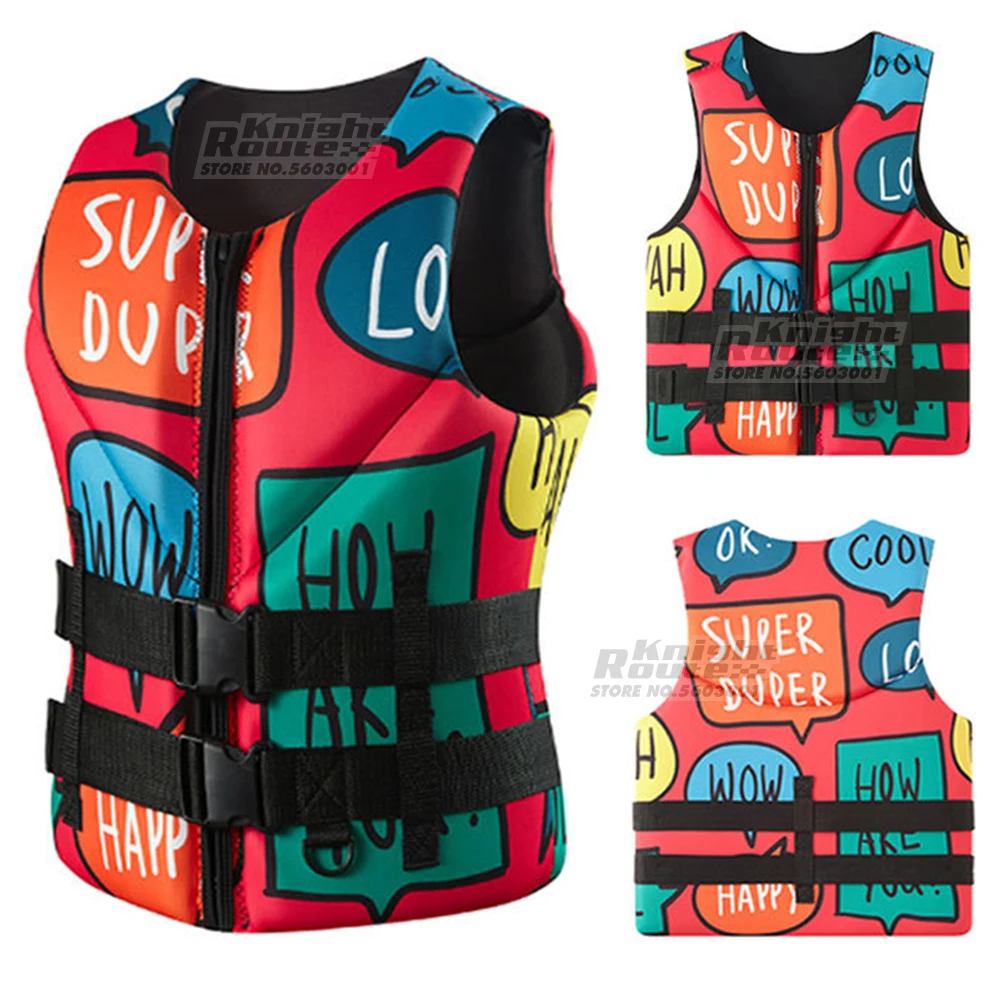 Adults Life Jacket Surf Vest Motorboats Ski Kayak Wakeboard Rescue Boat