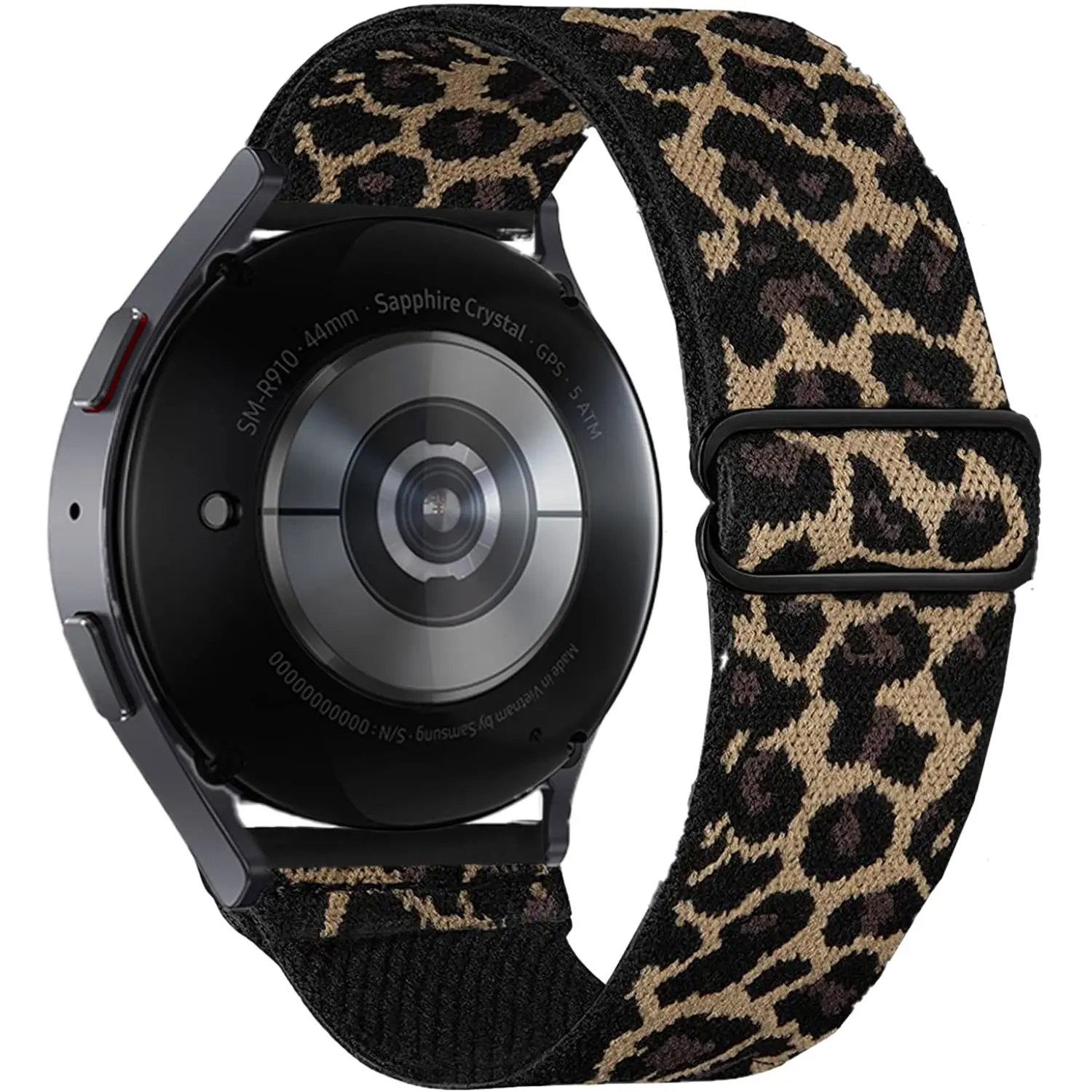Elastic Nylon Band with Adjustable Buckle - 20mm Replacement Wristband
