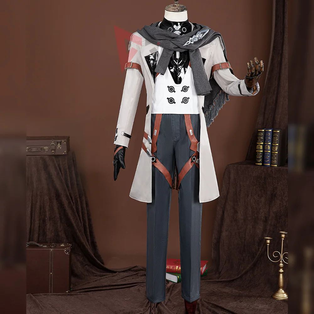 

New Game Honkai: Star Rail Welt Yang Cosplay Costume Coat Jacket Pants Scarf For Man Boy Custom Made