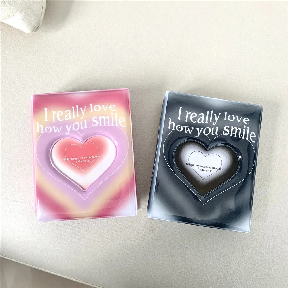 Mini Album Fotografico Cuore Portafoto Trasparente Mini Album Fotografico Storage Collect Book Name Card Album De Fotos 40 Tasche