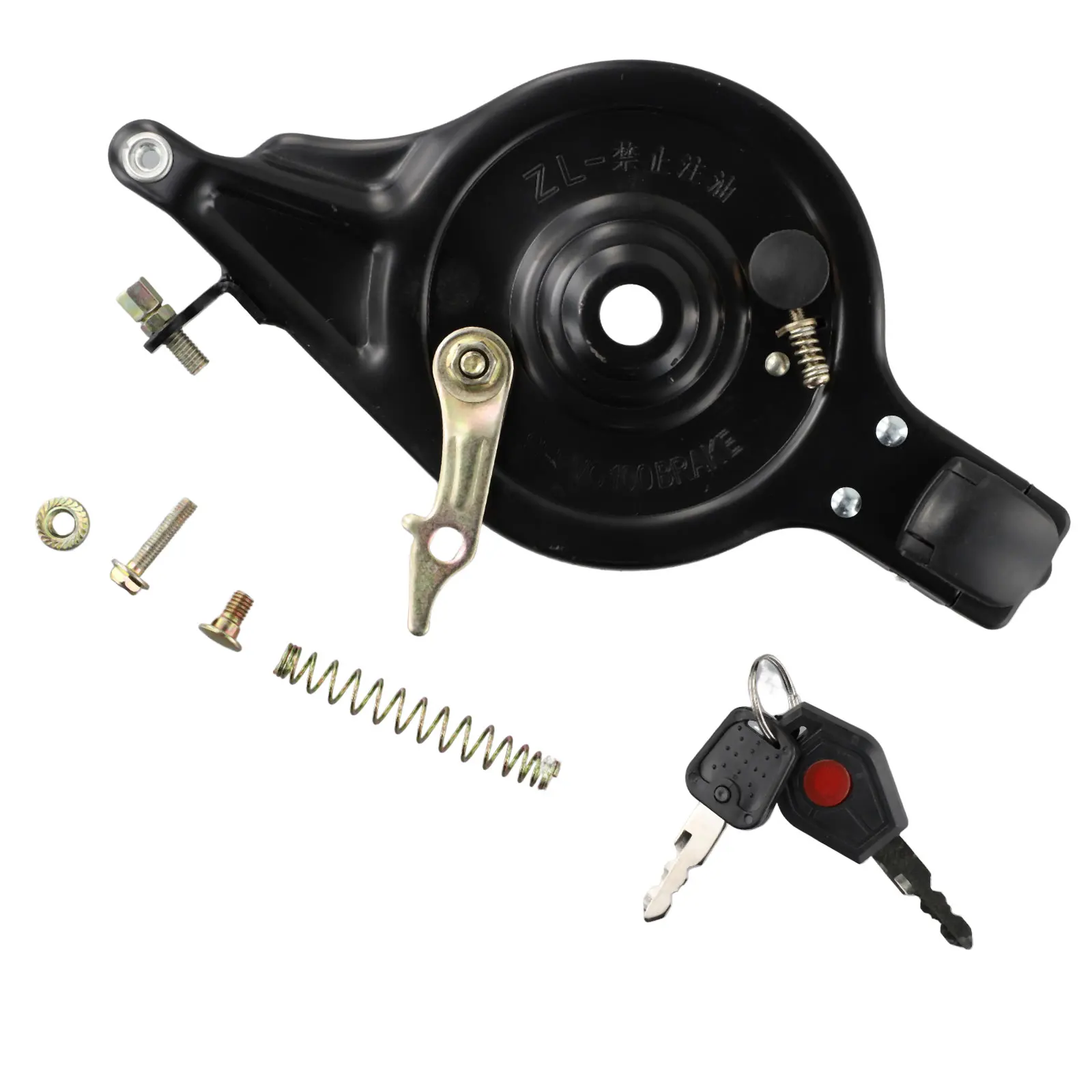 

Ebike Bicycle Rear Brake 90 100 Type WithLock Noiseless AntiLock Brake Assembly Rear Brake With Lock Bicycle Brake Parts