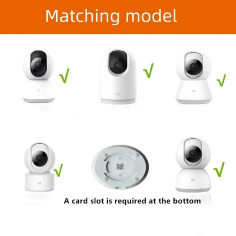 Camera Base Bracket Metal Hole Xiaomi Smart Camera Card Holder Wall Mounting Base Drilling Hoisting Wall Hanging Invert camera mounting base