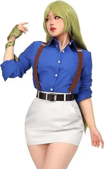 Cravatta Kento Nanami Jujutsu Kaisen - Accessorio Cosplay Giallo