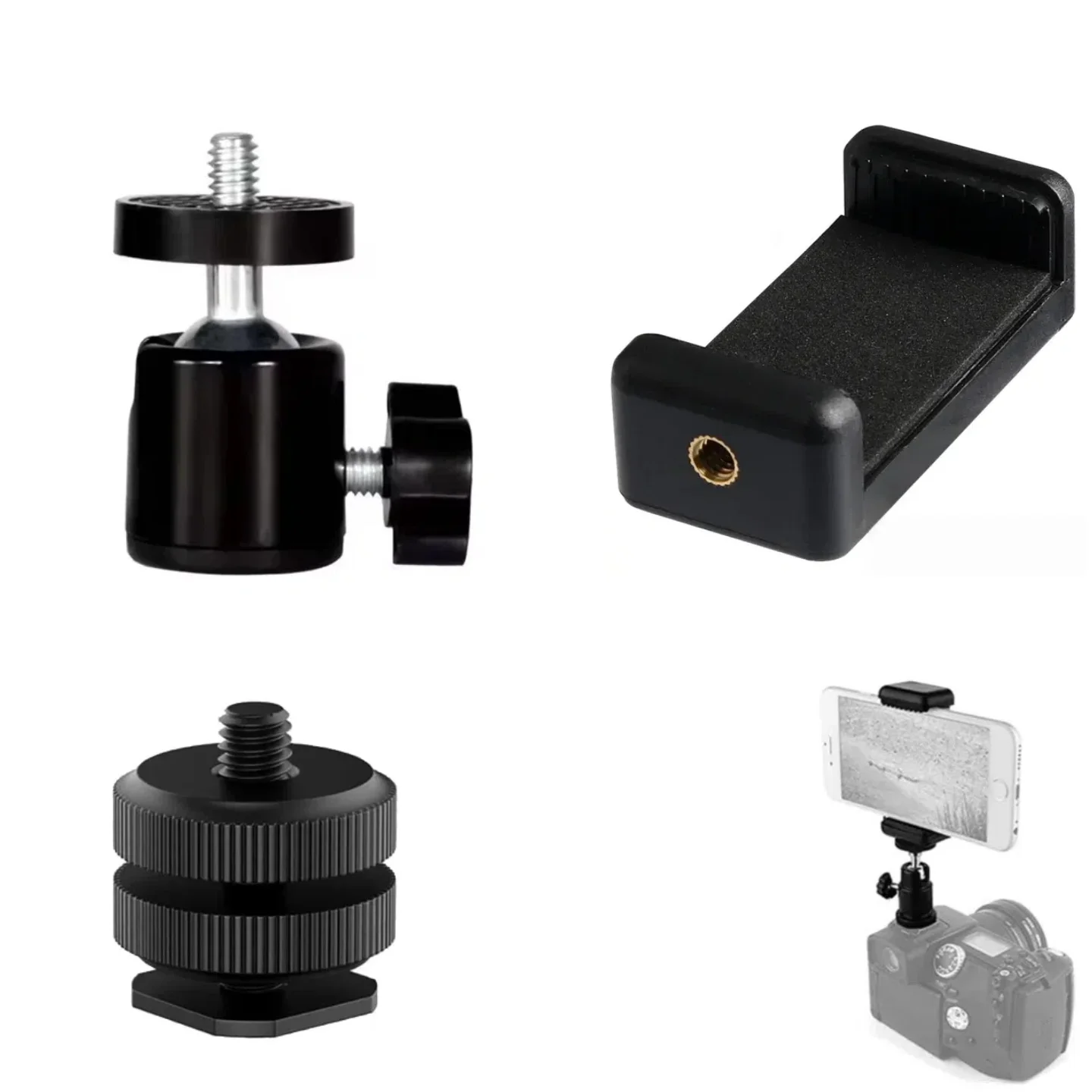 BuyBits 12mm Hexagon Mount & Mega Grip for Samsung Phones (sku 50655)