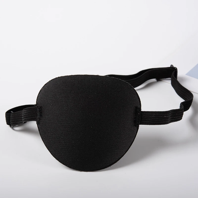 1/5/10Pcs Eye Patch Unisex Single Eye Patch Eyepatch One Washable Adjustable Concave Kid Pirate Cosplay Costume eye patch