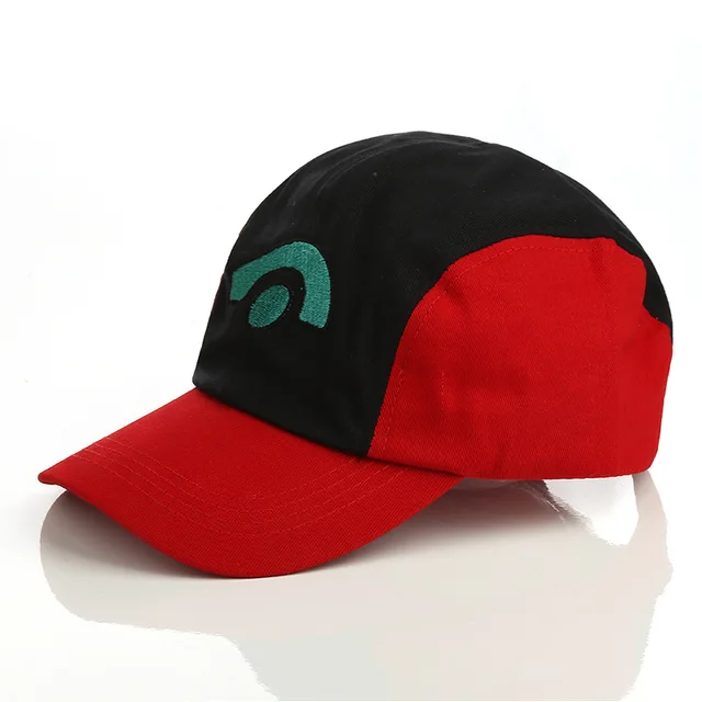 Anime Pokemon Figure Cosplay Baseball Cap Peaked Cap Ash Ketchum Letter C Cotton Embroidery Adjustable Hat Birthday Gifts