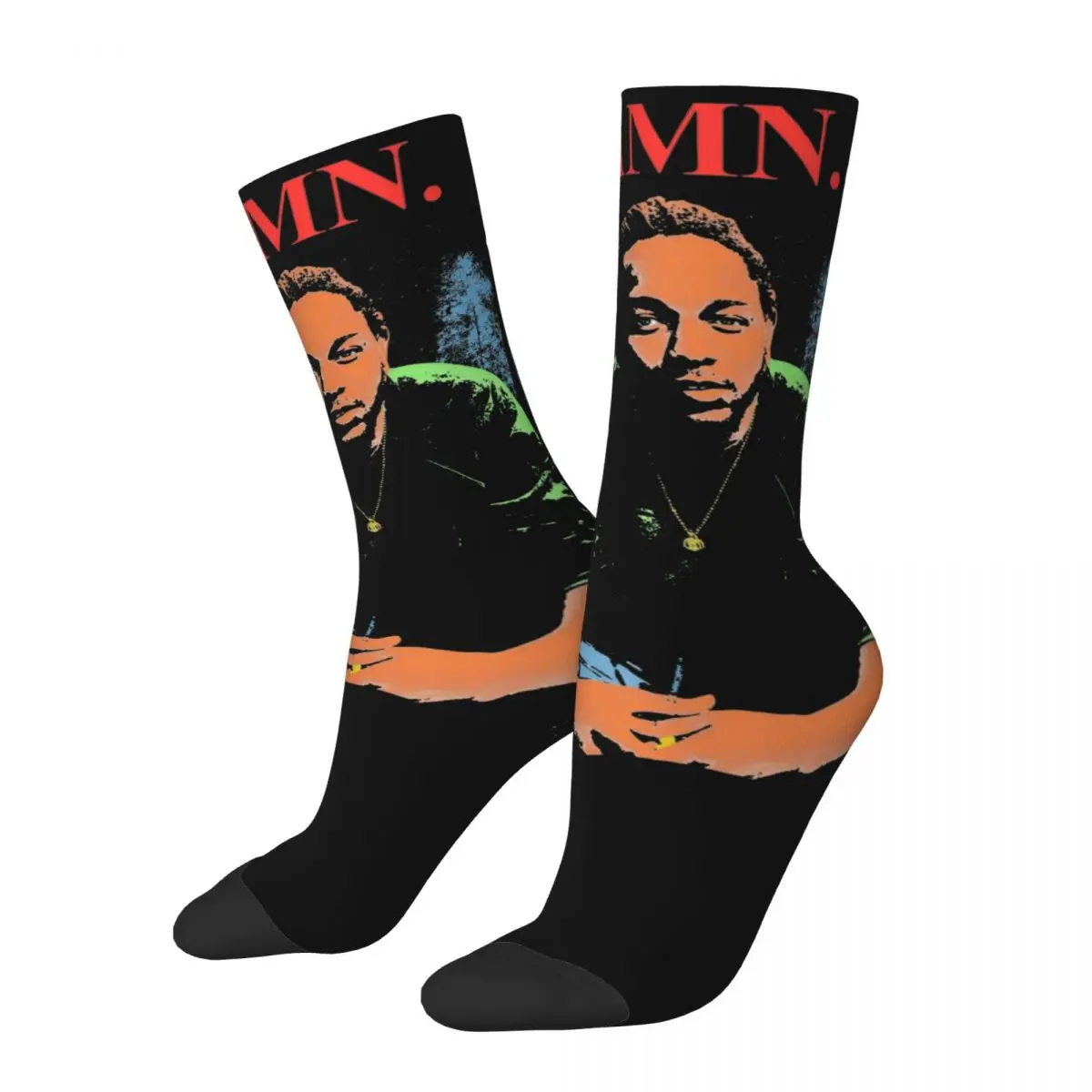 

Fashion Men's Socks Hip Hop Kendrick Lamar 90s Sock Polyester High Quality Women Socks Spring Summer Autumn Winter