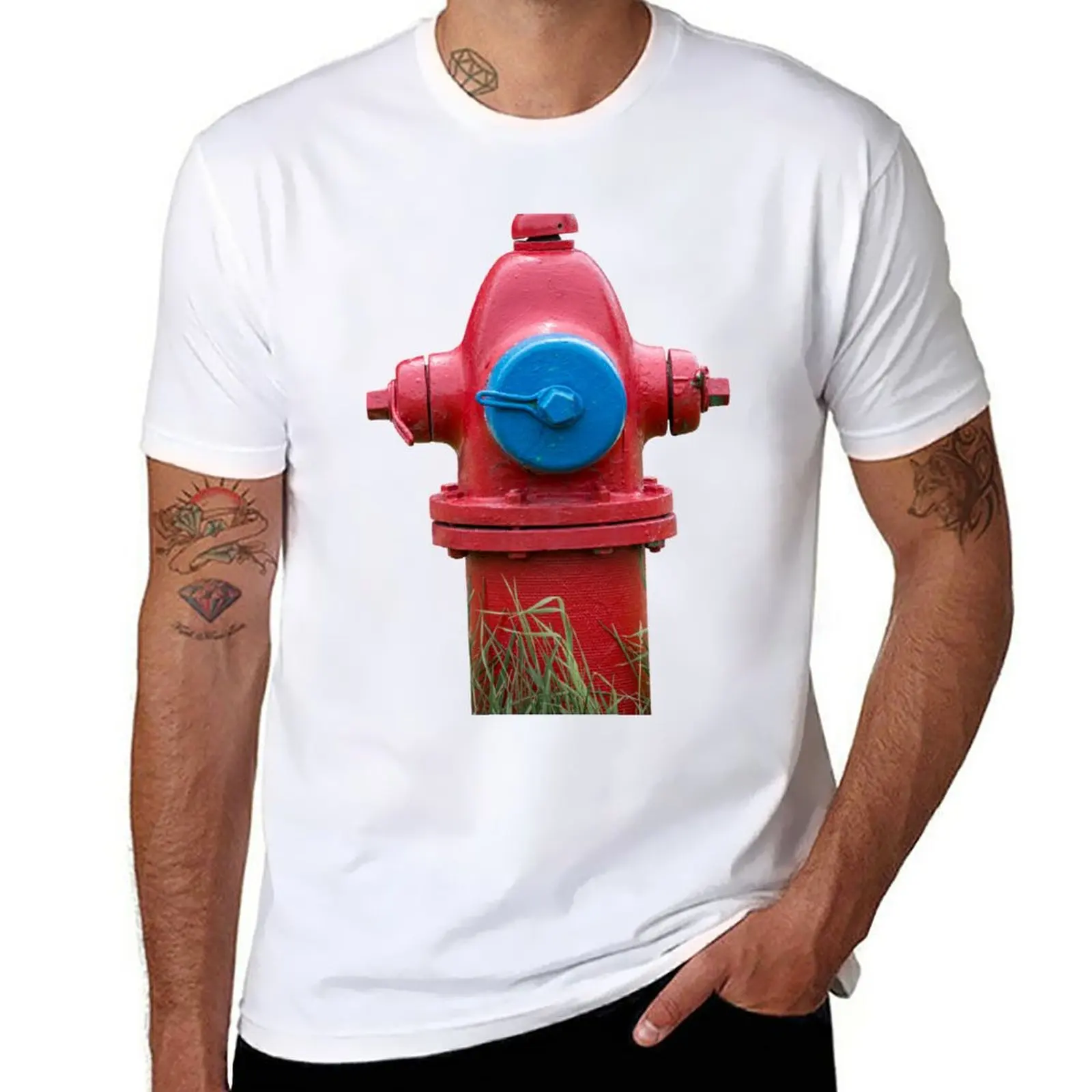 New Traverse City Iron Works Final Fire Hydrant T-Shirt Camicetta Anime Clothes Camicie Graphic Tees Maglietta Da Uomo