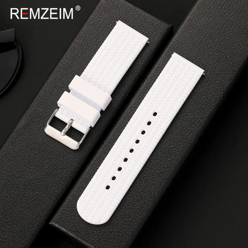 Men's Sport Silicone Watch Band - Quick Release, Comfortable Replacement Strap