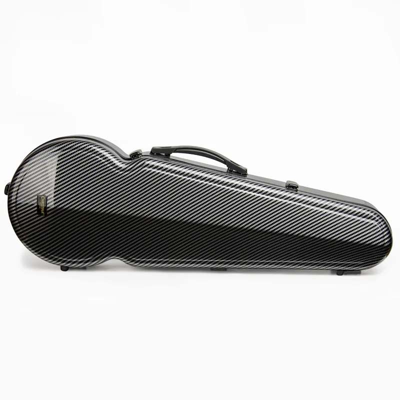CHRISTINA Viola Case Triangular Black Stripes Max 16 Inches Size Adjustable Hybrid Carbon Fiber Lightweight Waterproof