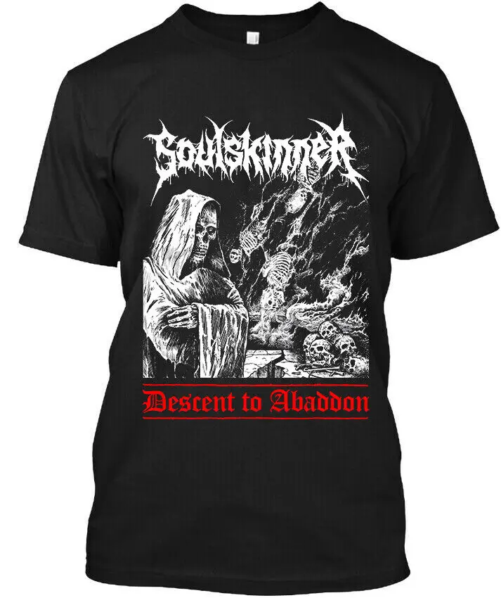 New Nwt Soulskinner Descent To Abaddon Grecia T-Shirt Con Fascia In Metallo Pesante S-3Xl