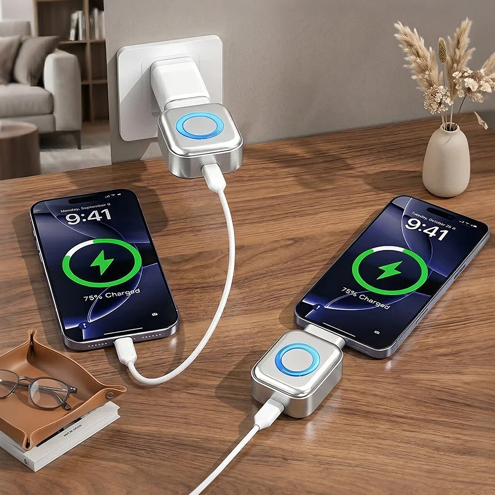 HAPPORIA 140W USB C 스마트 자동 충전 차단 어댑터 과충전 보호 완충 자동 분리 고속 충전기 휴대폰 태블릿 노트북용