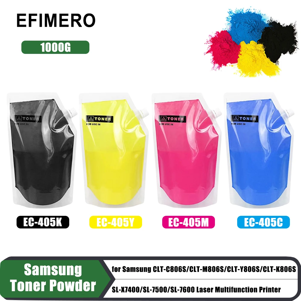 

1000g CLT-806S Toner Cartridge Powder for Samsung SL-X7400 SL-X7500 SL-X7600 Color Laser Multifunction Printer