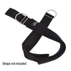 Scuba Diving Crotch Strap Cover Black For BCD Drysuit Harness Scuba Diving Crotch Strap Cover Webbing Soft Pad Sleeve