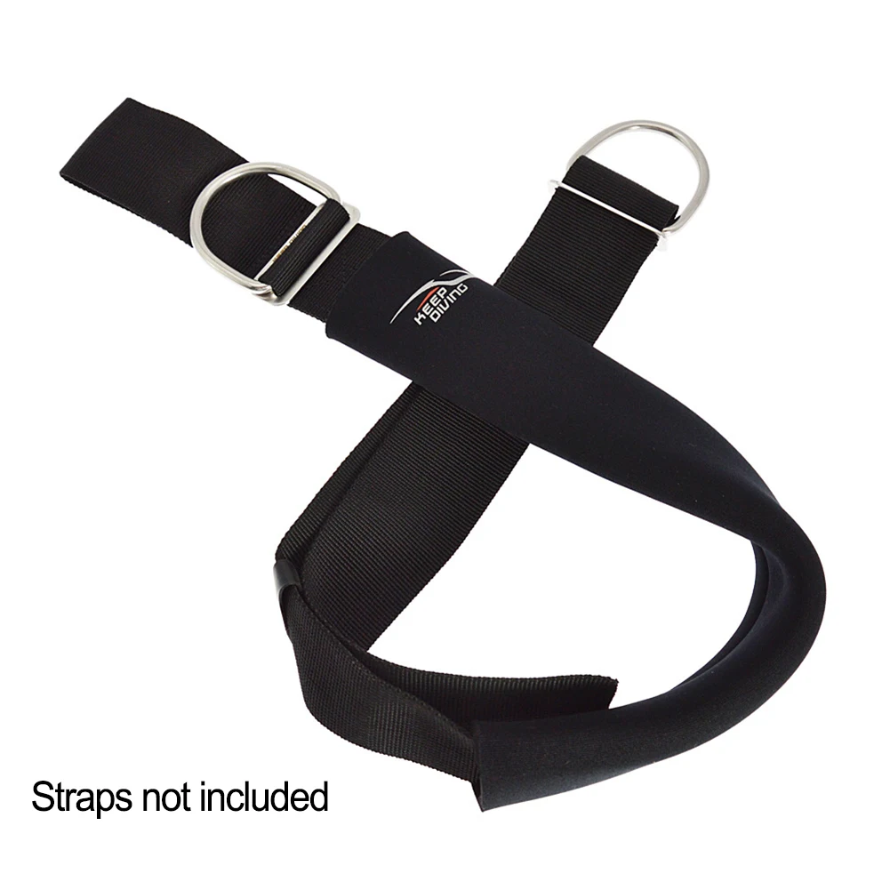 Scuba Diving Crotch Strap Cover Black For BCD Drysuit Harness Scuba