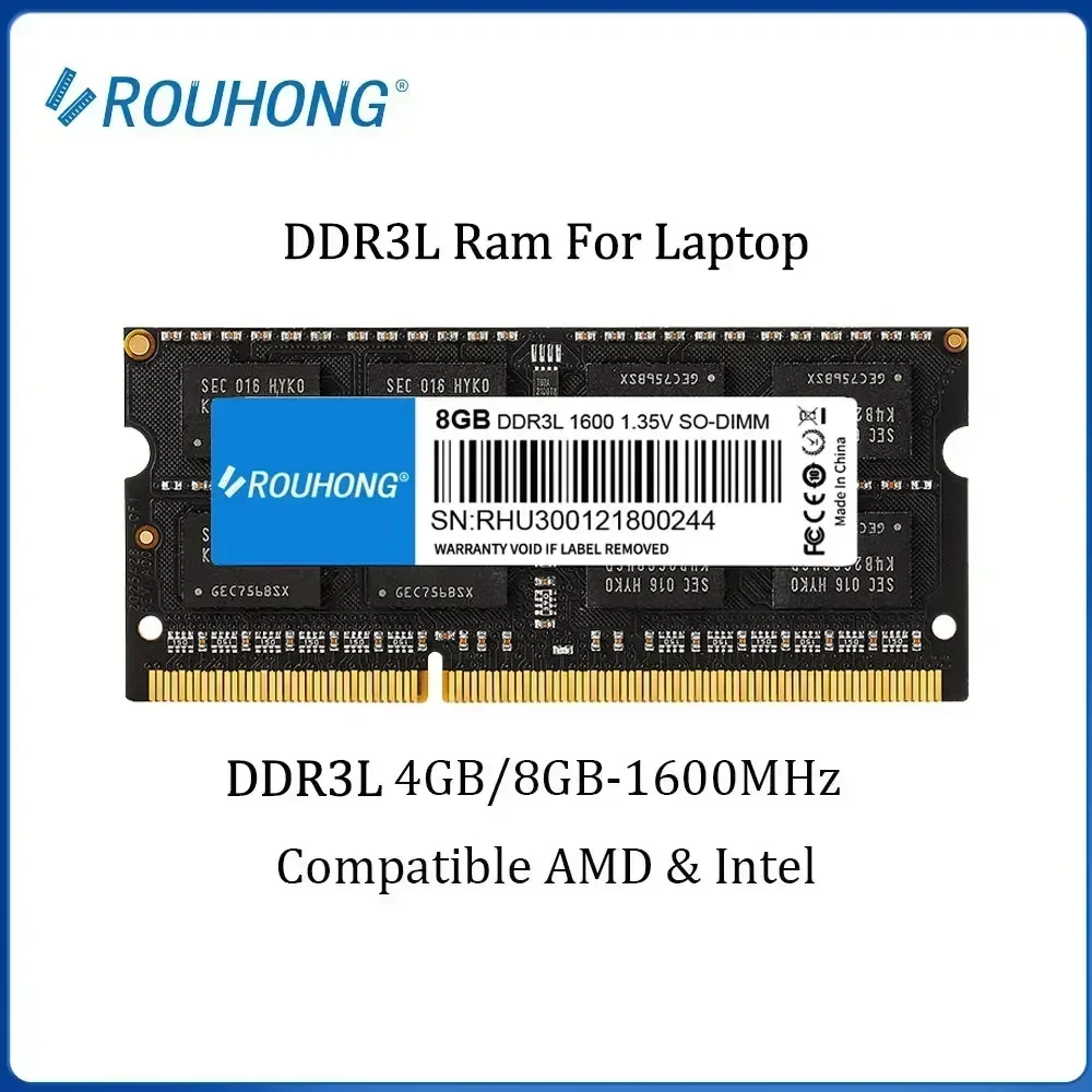 DDR3 4GB 8GB 1.5V 1066mhz 1333mhz 1600Mhz 1866Mhz PC3L 10600S 12800S DDR3L 204Pin 1.35V SODIMM Notebook Laptop Ram Memory laptop memory module laptop ram memory notebook ram memory