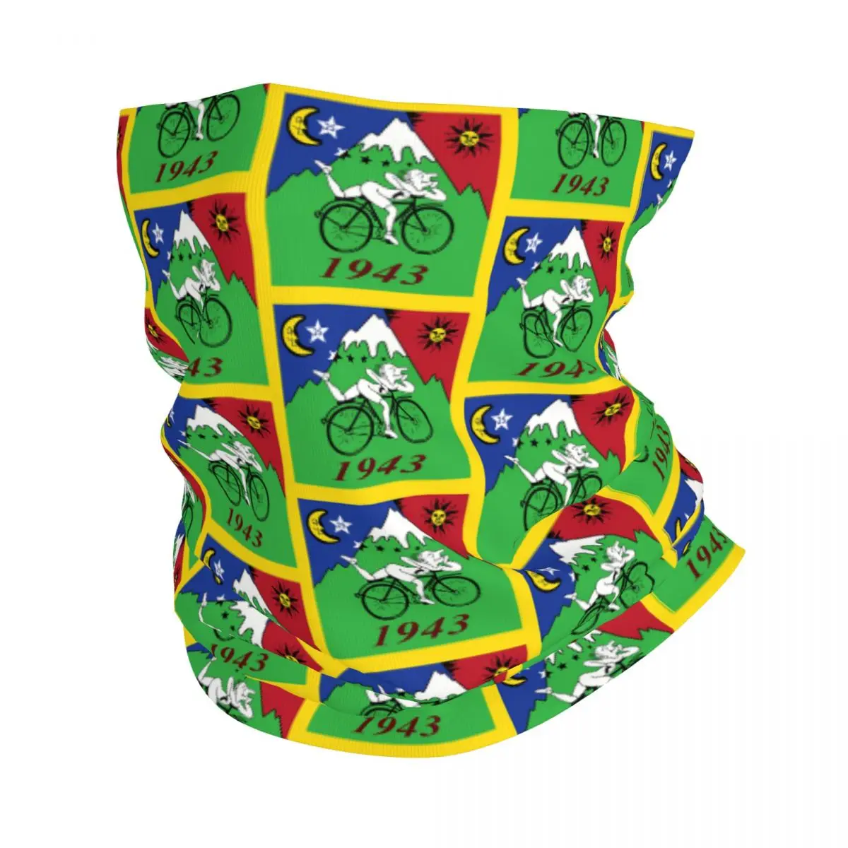 

Albert Hoffman LSD Bicycle Day Bandana Neck Gaiter Printed Balaclavas Magic Scarf Cycling Scarf Fishing for Men Women Adult