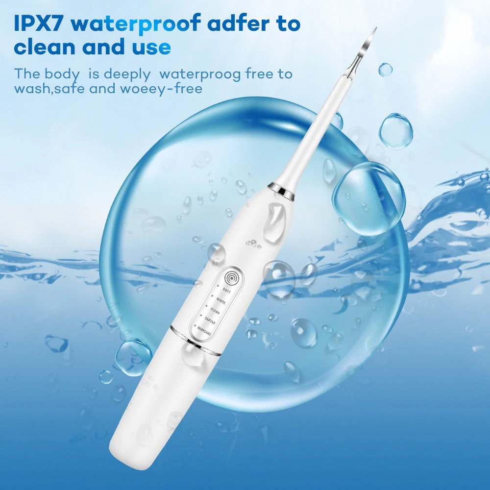 فرشاة أسنان كهربائية لاسلكية مع 5 أوضاع تروس ، لوح...