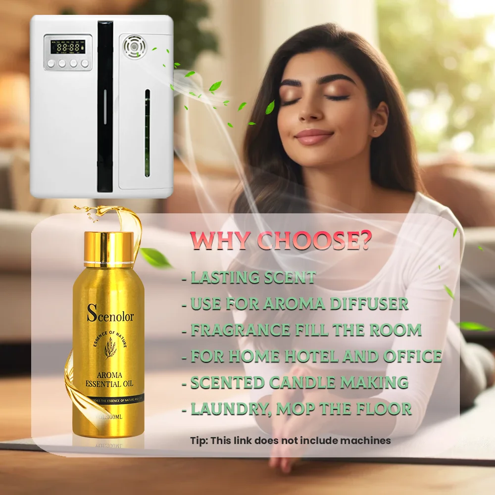 Essential Oil Hotel 100ml Pure Plant Extrat Room Fragrance Home Air Freshener Electric Aromatic Oasis For Diffuser