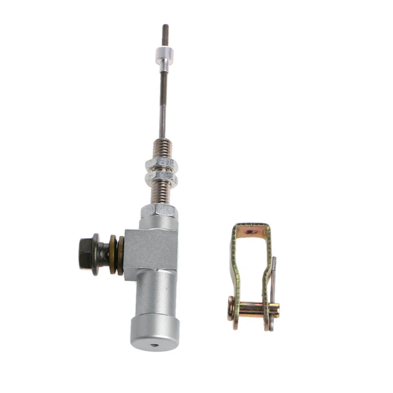 Hydraulic Pump Modules Clutch Master Cylinder Reservoir Motorcycle Hydraulic Clutch Master Cylinder Rod Brake Pump M10x1.25mm Aluminum