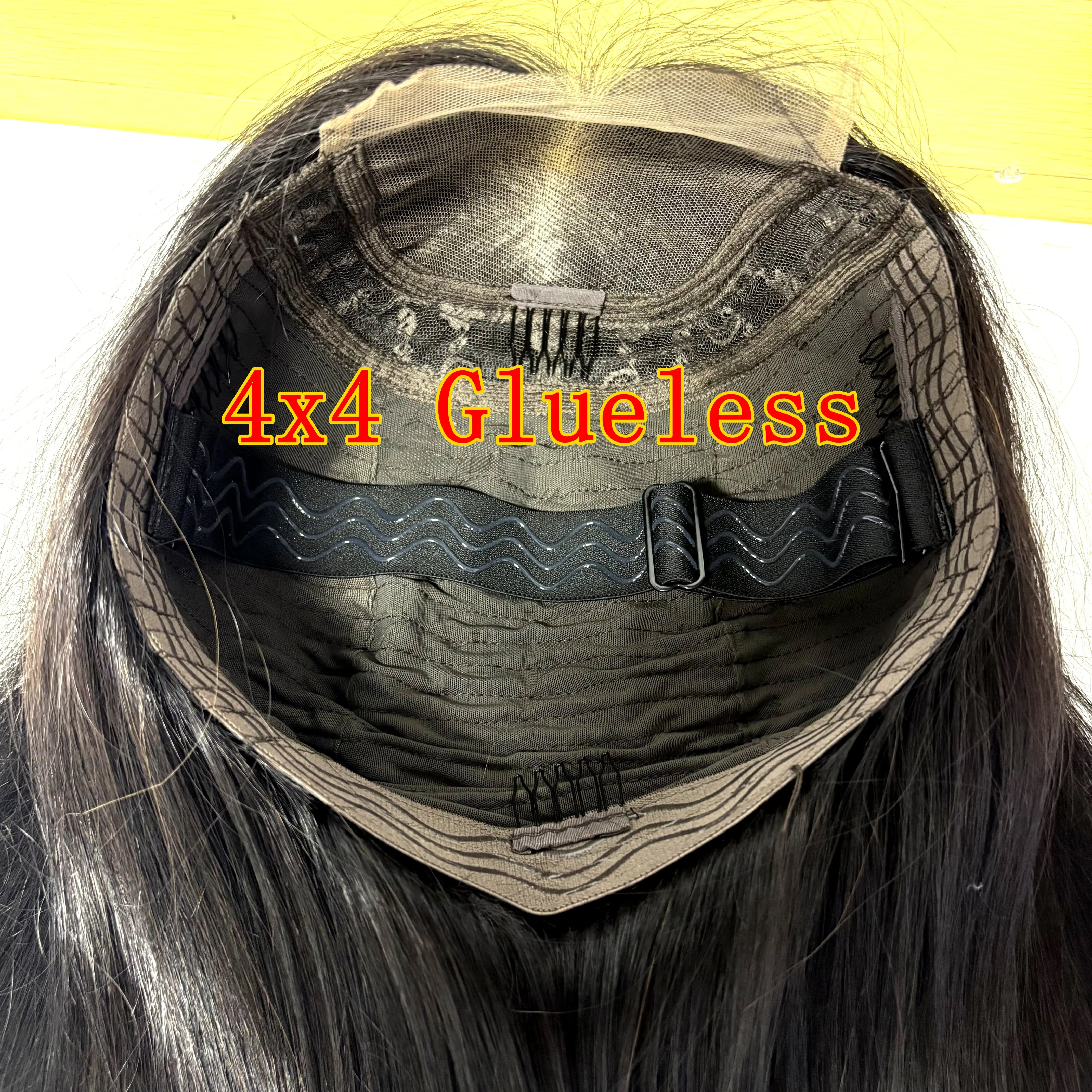 4x4 Lace Closure Glueless Natural Straight Bob Wig 100% Human Hair Wigs for Women Pre Plucked Pre Cut Lace Wigs for Black Women 6