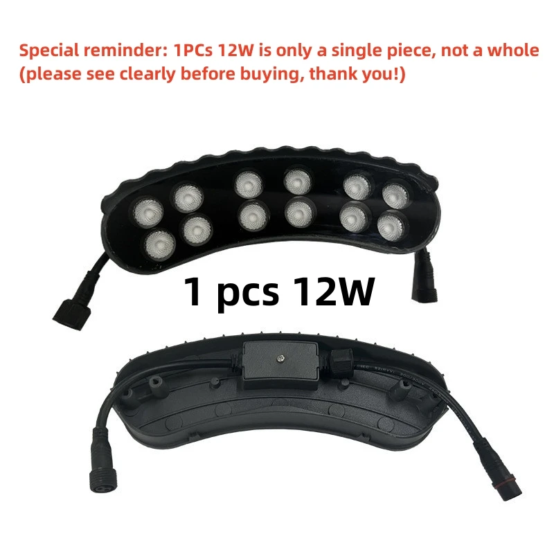 1pcs 12W Tree Holding Lamp Outdoor IP65 Waterproof Garden Spot Underground Lamps Landscape Lighting AC85-265V DC24V RGB