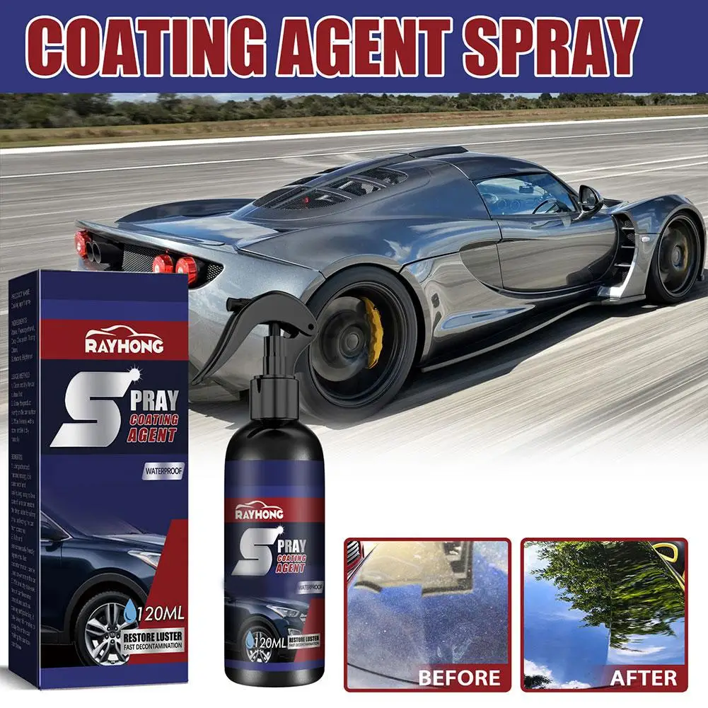 Automobile Quick-acting Coating Agent Nano Crystal Sealing Agent Car Glaze Coating Paint Waxing Spray Glass Coating Water J1X6