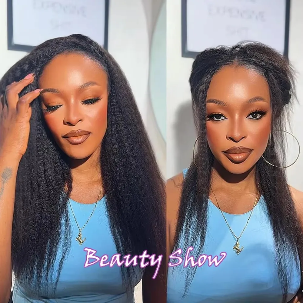 Miracle Knots: Capelli Umani Vergini Pre-Separati Senza Nodi per Crochet, 3a Generazione, Bulk Light Yaki Lisci e Kinky Lisci per Intrecciare - immagine 3