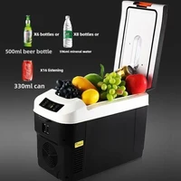 10L Mini réfrigérateur de voiture Portable refroidisseur plus chaud double usage voiture maison extérieur pour boissons Meds Fruits légumes cosmétiques 2