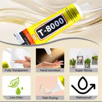 1pcs Phone Repair Glue LCD Screen Glue T8000 Cell Phone Adhesive Phone Glue Electronic Glue T8000 Multifunction DIY Adhesive 2