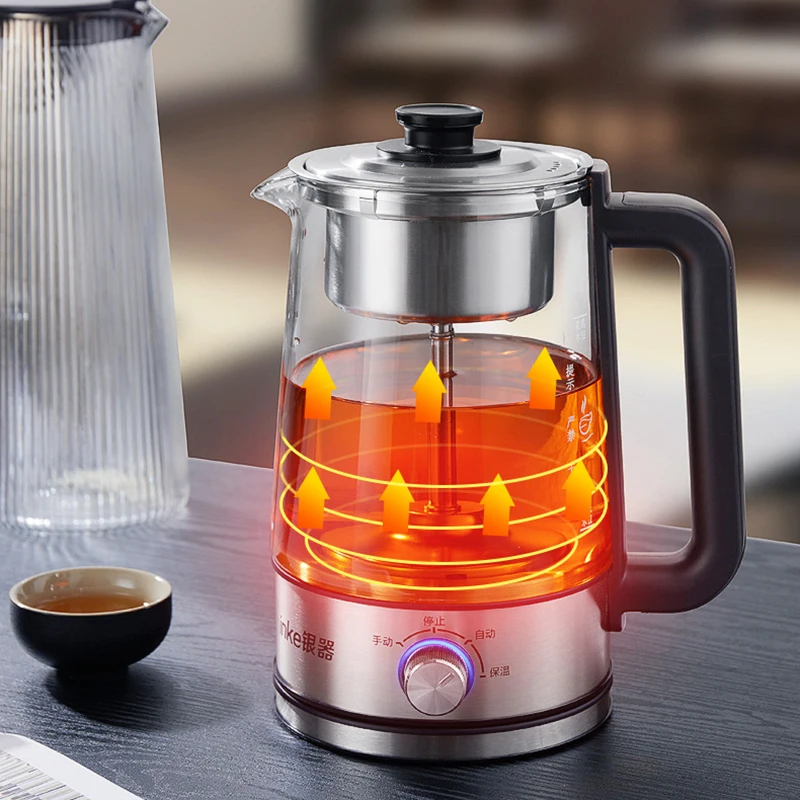 1.3L Electric Kettle Automatic Steam Spray Teapot with Filter Multifunctional Glass Teapots Thermo Pot Home Boil Water Kettle 4