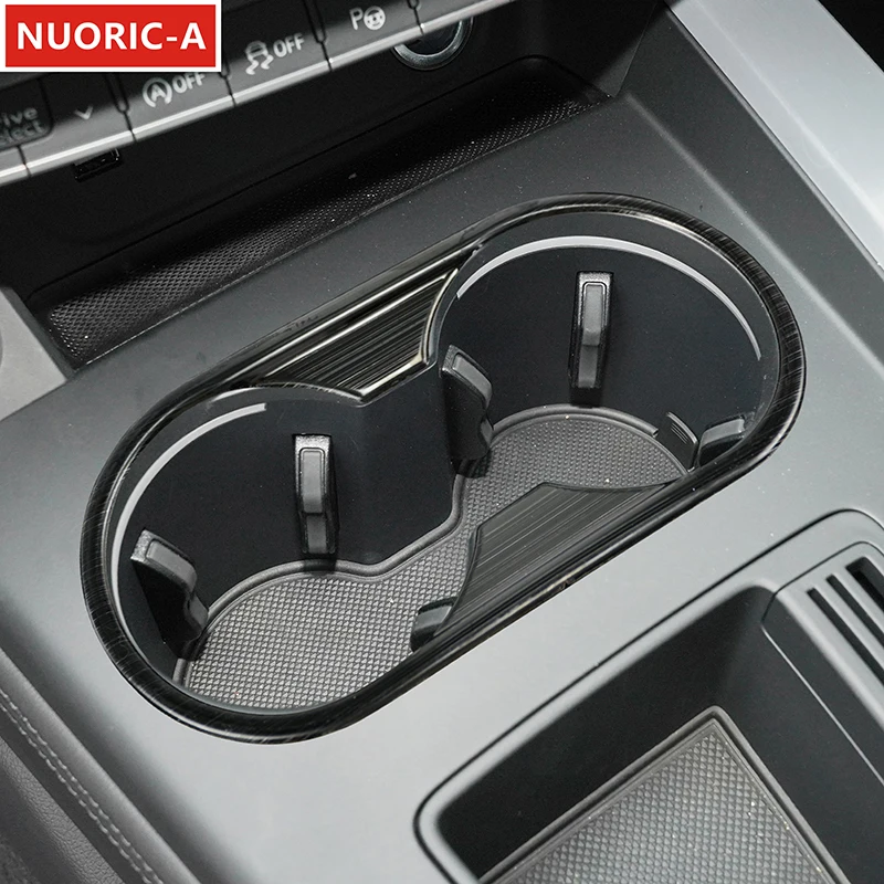 Console Centrale Coperchio Portabicchieri for Bevande Coperchio Telaio Esterno per Mercedes per Benz W204 C C180 E W207 W212 E260 2007-2014 (Colore : LHD Black