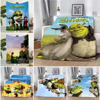 Cartoon S-ShrekS Printed Blanket Picnic Blankets Warm Blanket Soft and Comfortable Blanket Home Travel Birthday Gift 1