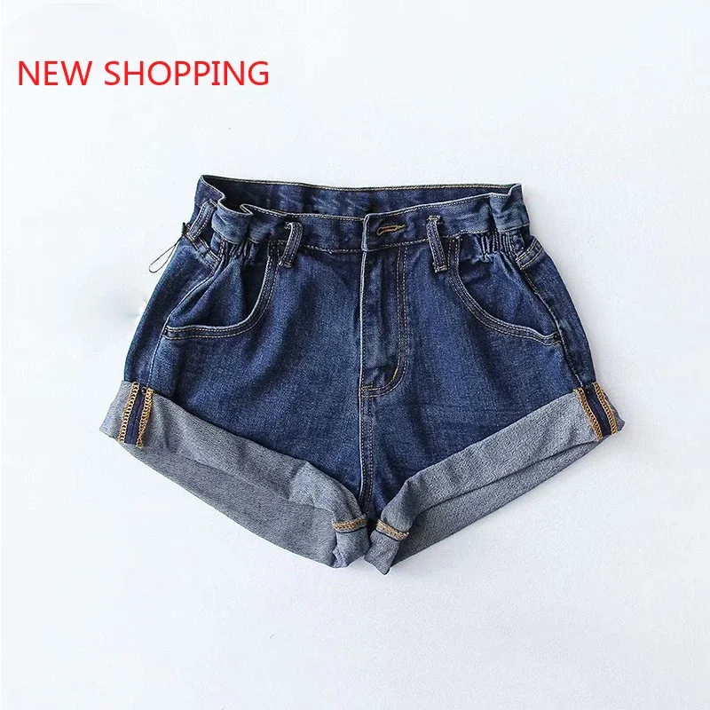 Harajuku Denim Shorts Women Summer 2024 New Button Fly Zipper Pockets Ladies Bottoms Korean Casual Wide Leg Shorts Femme Y2k