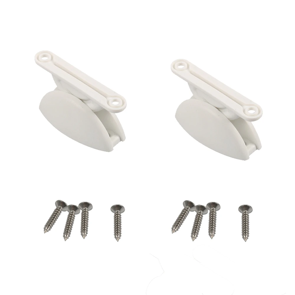 2pcs RV Door Retainer Kit, Caravan Door Retainer Catch Holder ABS Door Stop Retaining Catch Holder Door Stop Holder