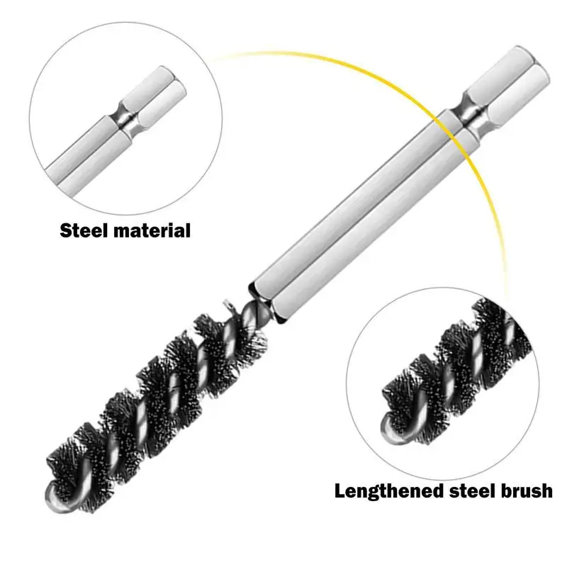 Golf Clubs Head Hosel Brush Electric Stainless Steel Electric Drill Wire Brush for Golf Club Head Cleaning Tool Golf Accessories 3