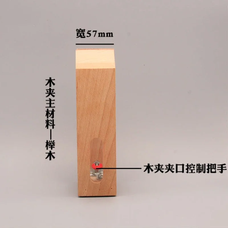 

Деревянный зажим, вращающаяся регулировка, кожа ручной работы, сделай сам, зажим из Букового дерева и алюминиевого сплава, основание, пришитый зажим