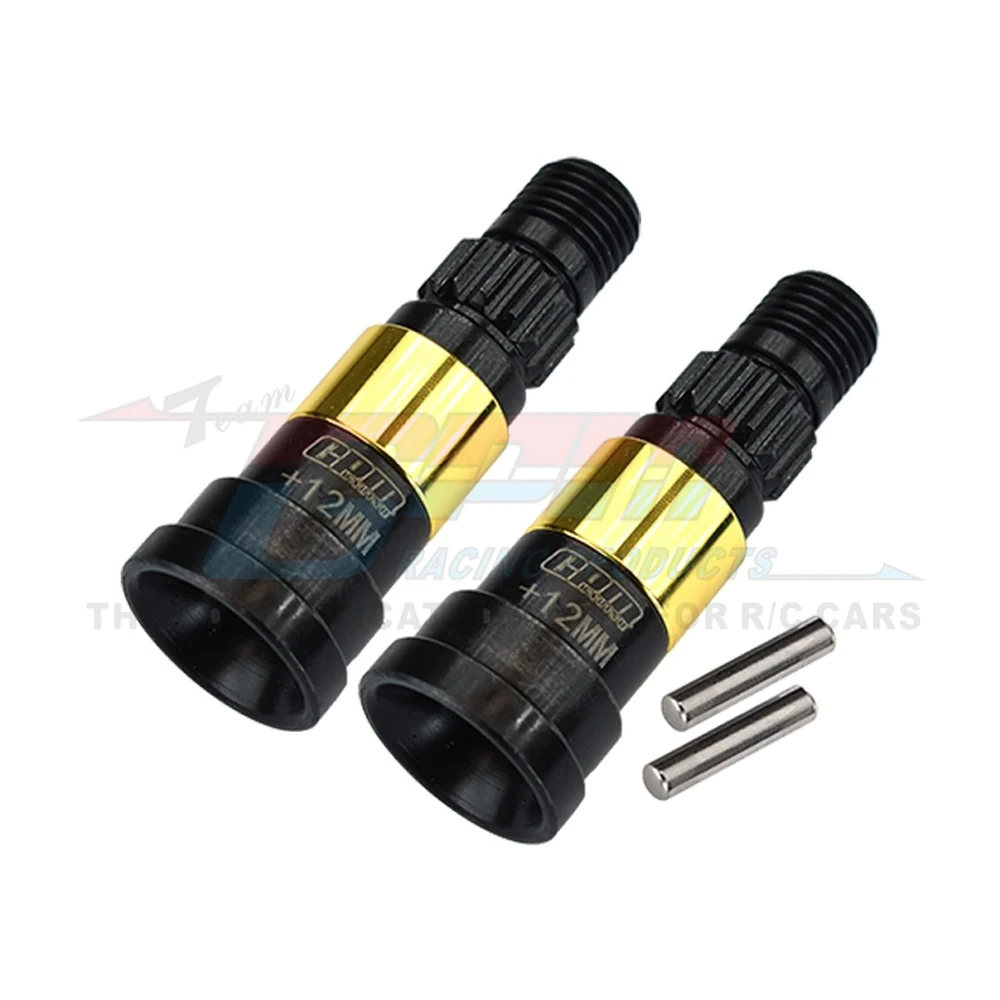 트랙사스 1/6 XRT 1/5 X-MAXX 8S RC카 업그레이드 액세서리, GPM, 금속 스틸, 전면 및 후면 연장, 12mm CVD 헤드 스터브 액슬 7768