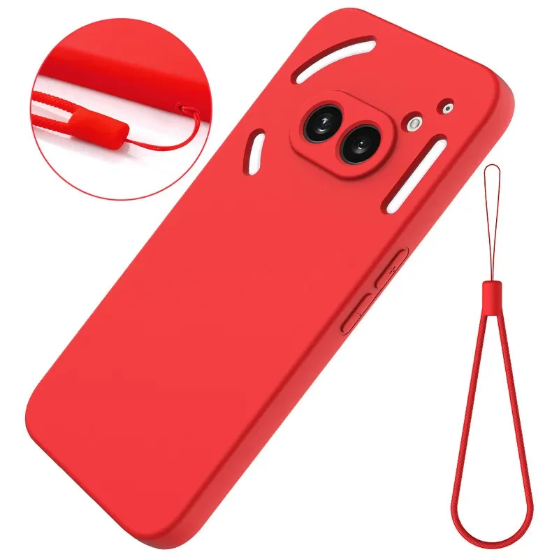 Liquid Silicone Phone Case with Anti-Slip Strap