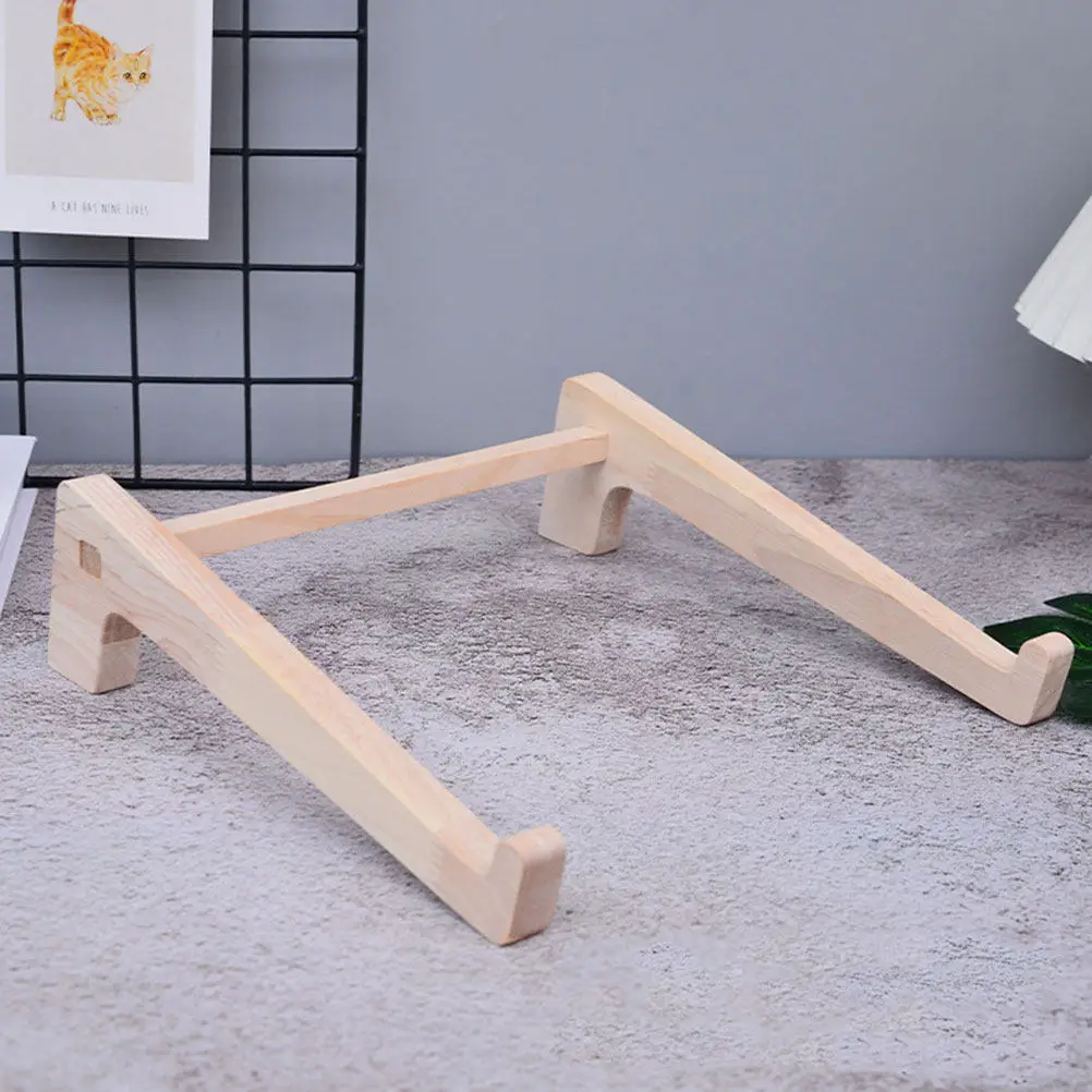 원목 노트북 스탠드 프리미엄 데스크탑 라이저 태블릿 지원 스탠드 노트북 홀더 작업 효율성 향상 및 편안함 제공