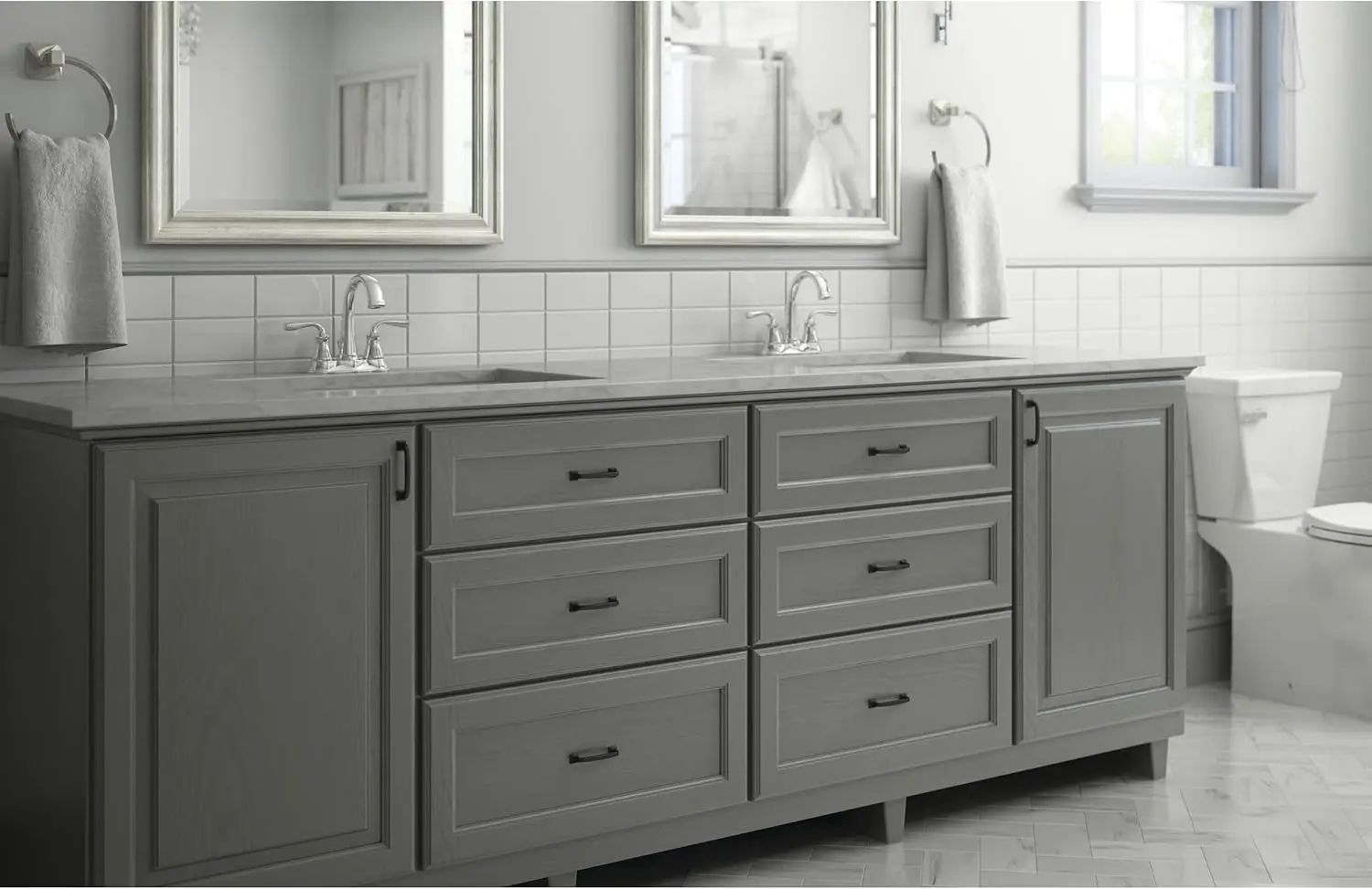 (1-Pack) Cabinet Handles 3" Hole to Hole Matte Black Kitchen Cabinet Pulls Drawer Handles Cabinet Hardware Dresser